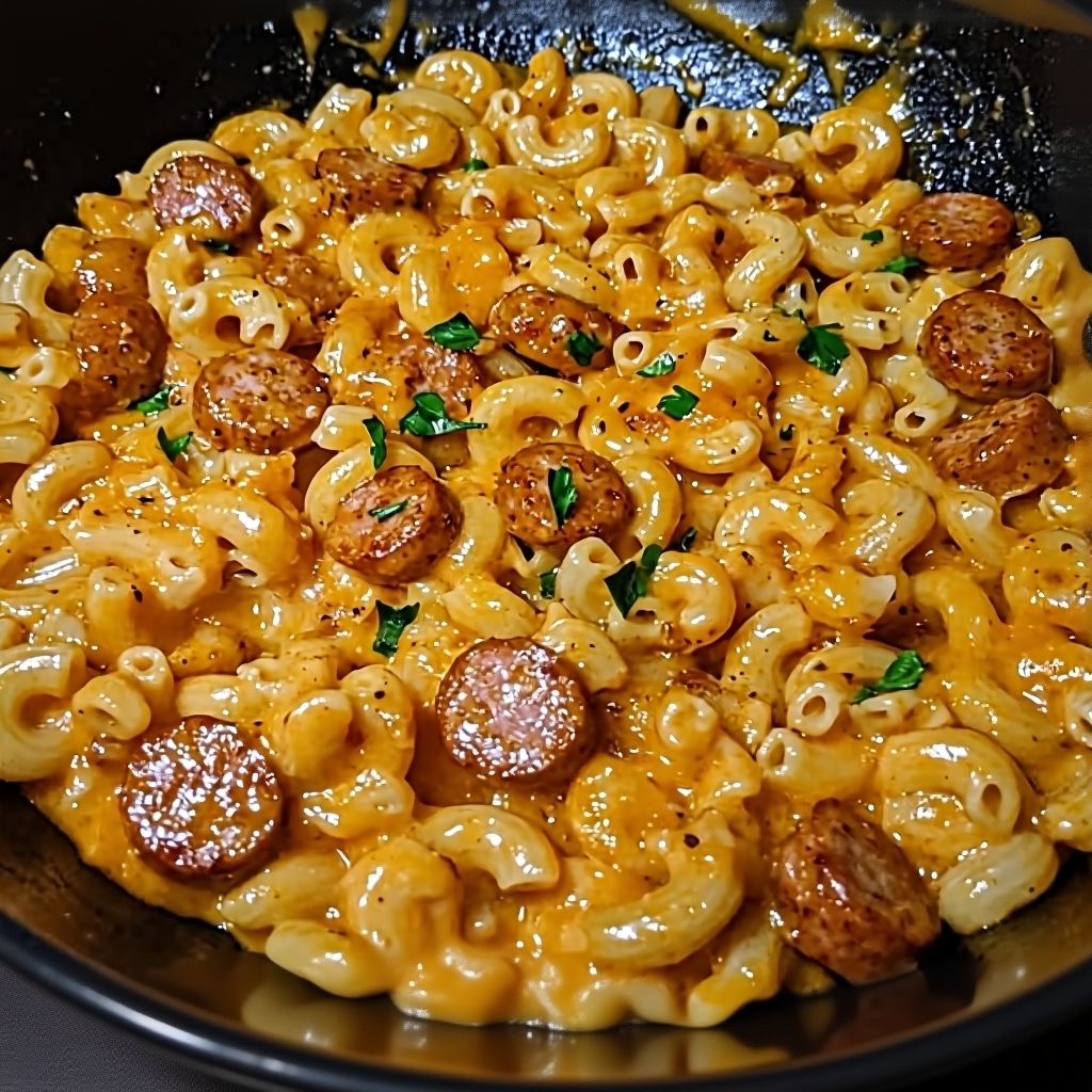 Smoky Cajun Sausage Mac: Easy One-Pan Recipe