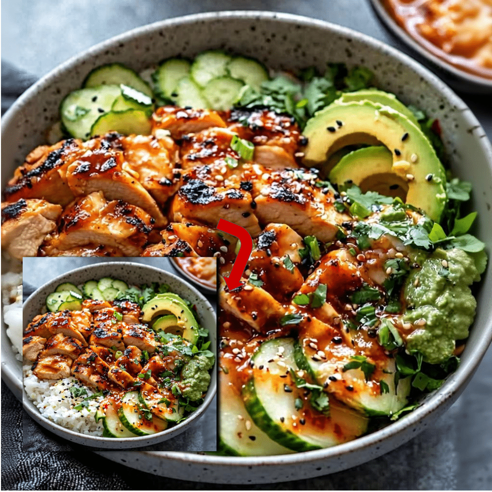 Spicy Honey Ginger Chicken Bowls (Easy 30-Min Recipe)
