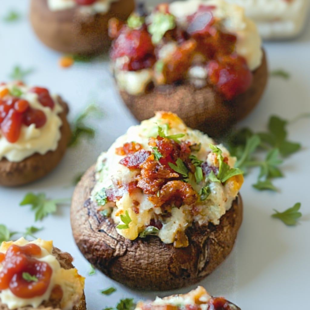 Best Stuffed Mushrooms Recipe (Easy & Cheesy)