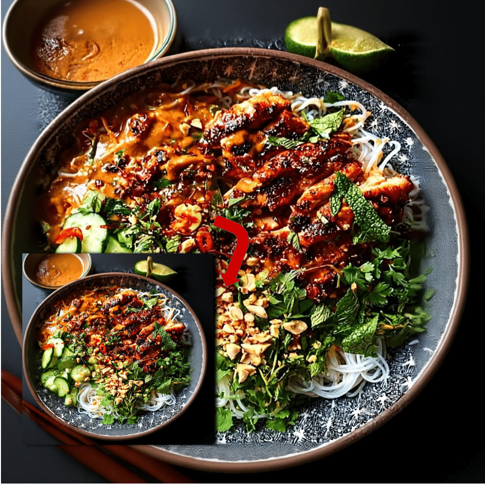 Thai Peanut Chicken Noodle Bowls (Easy 30-Min Recipe)