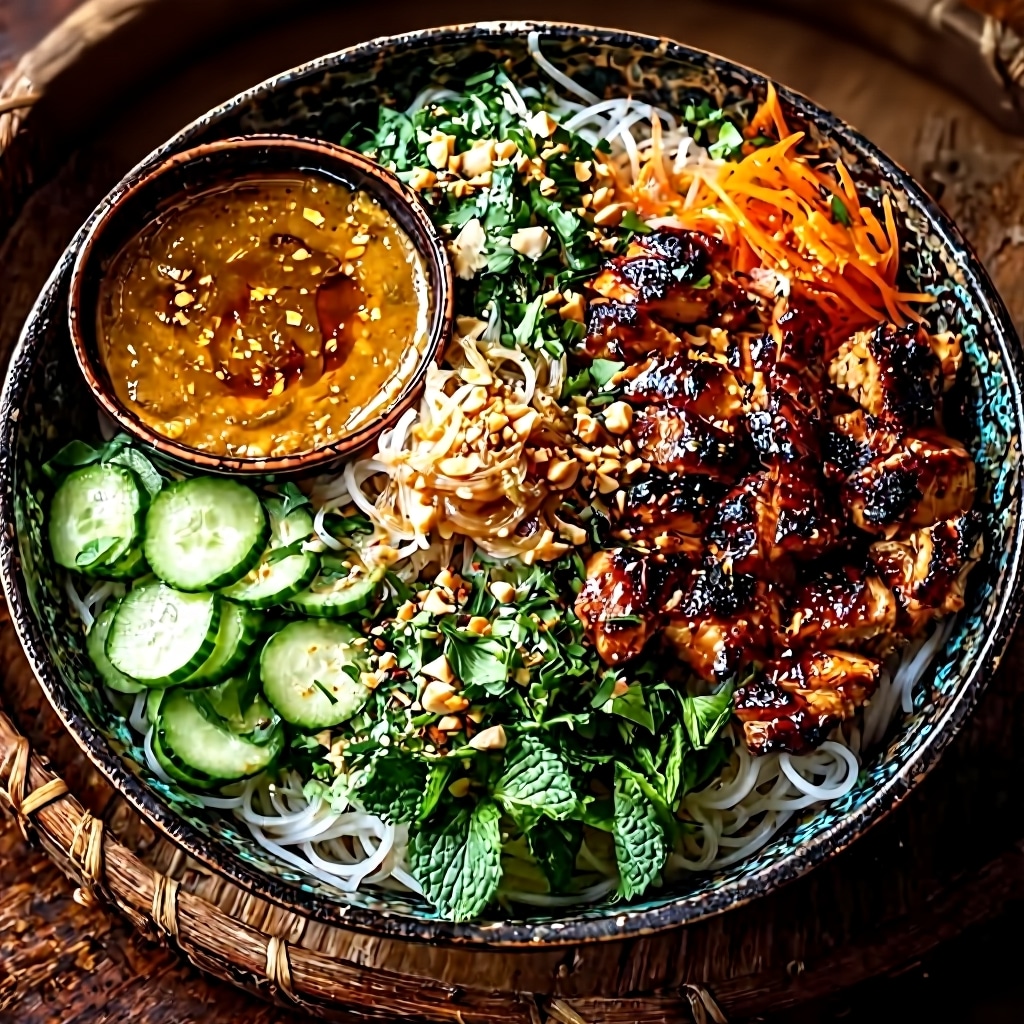 Easy Thai Peanut Chicken Noodle Bowls (30-Min Recipe)