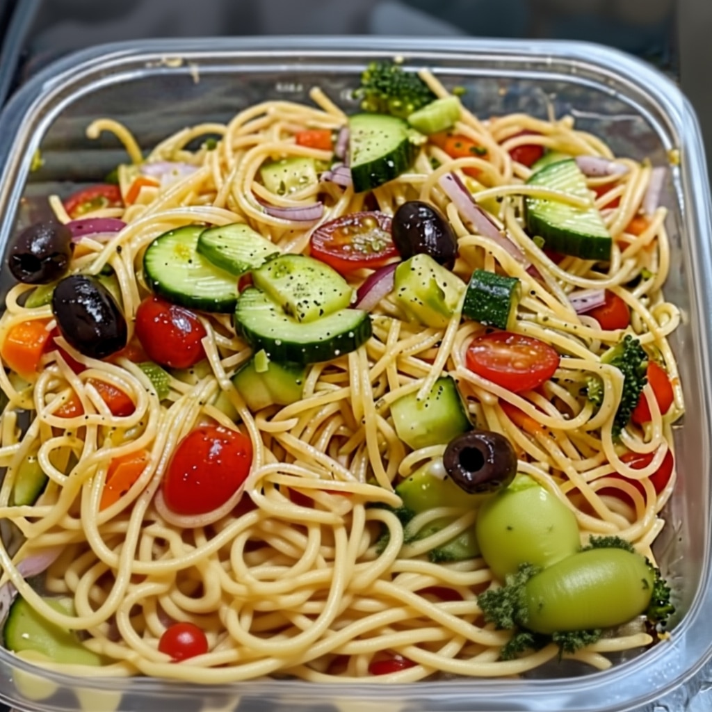 Classic Vegetable Pasta Salad (Easy Recipe!)
