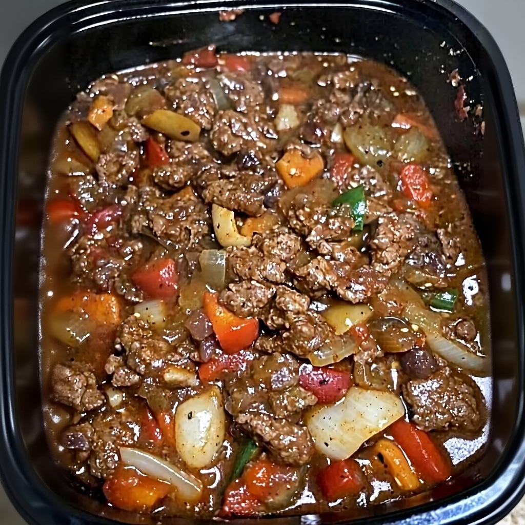 Hearty Slow Cooker Beef Vegetable Stew Recipe 1 Hearty Slow Cooker Beef Vegetable Stew Recipe