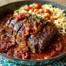 Braised Beef Roast with Tomato-Onion Gravy - Tender & Rich