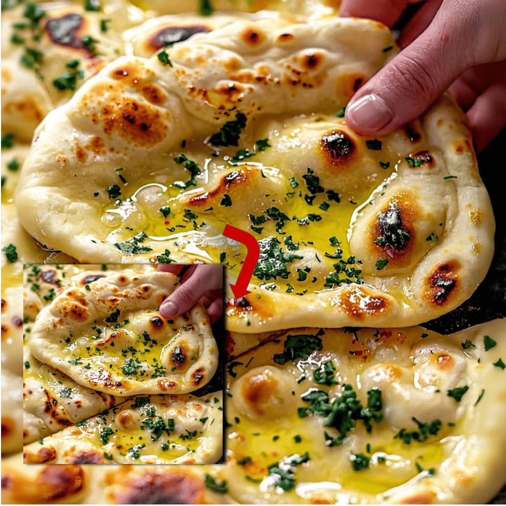 Easy Buttery Garlic Naan Recipe (Pillowy & Soft!)