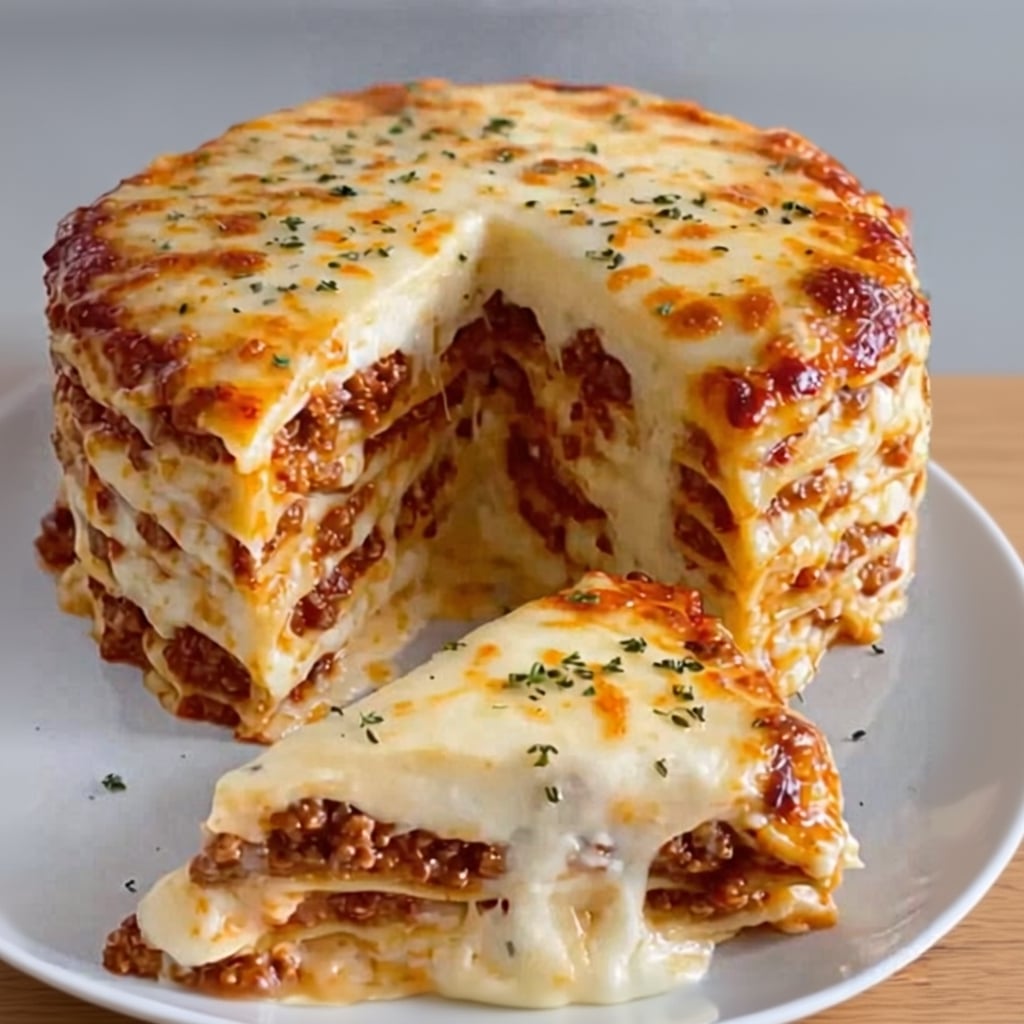 Ultimate Cheesy Lasagna Pie Recipe (Easy & Decadent)