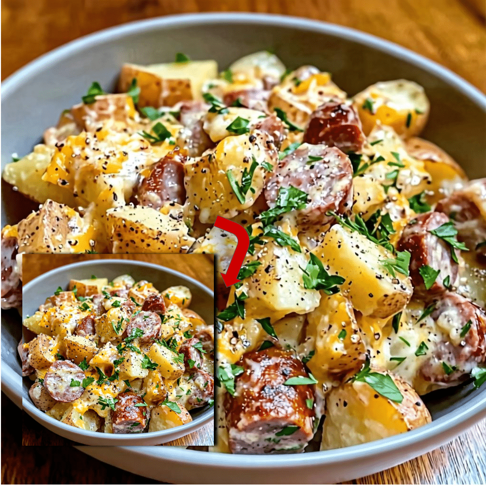 Cheesy Ranch Potatoes and Sausage (Easy One-Pan Recipe)