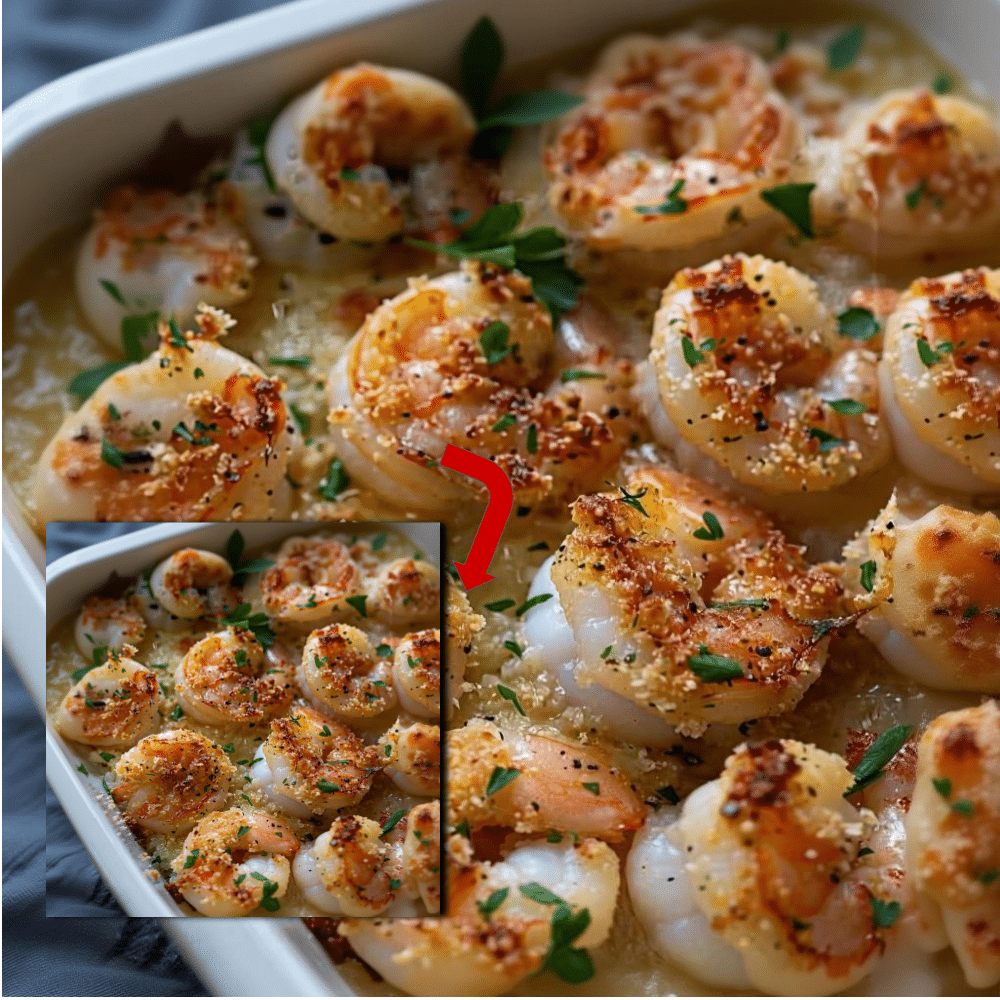 Easy Cheesy Shrimp Bake Recipe (30-Minutes!)