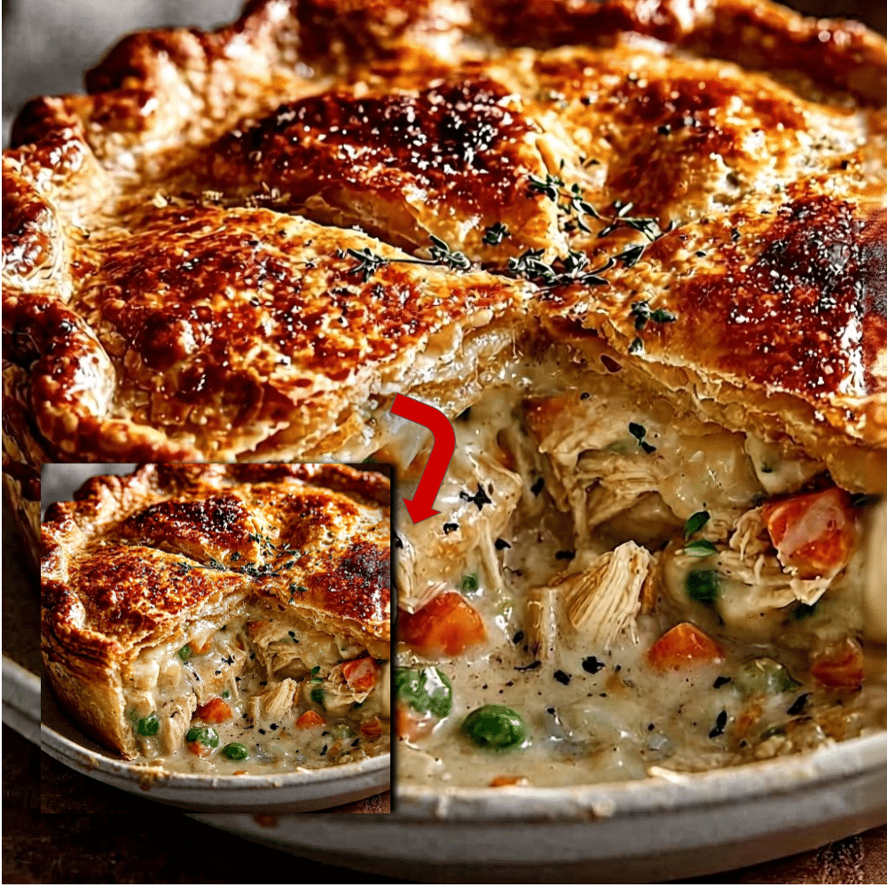 Homemade Chicken Pot Pie Recipe: Flaky & Creamy