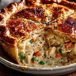 Homemade Chicken Pot Pie Recipe: Flaky & Creamy