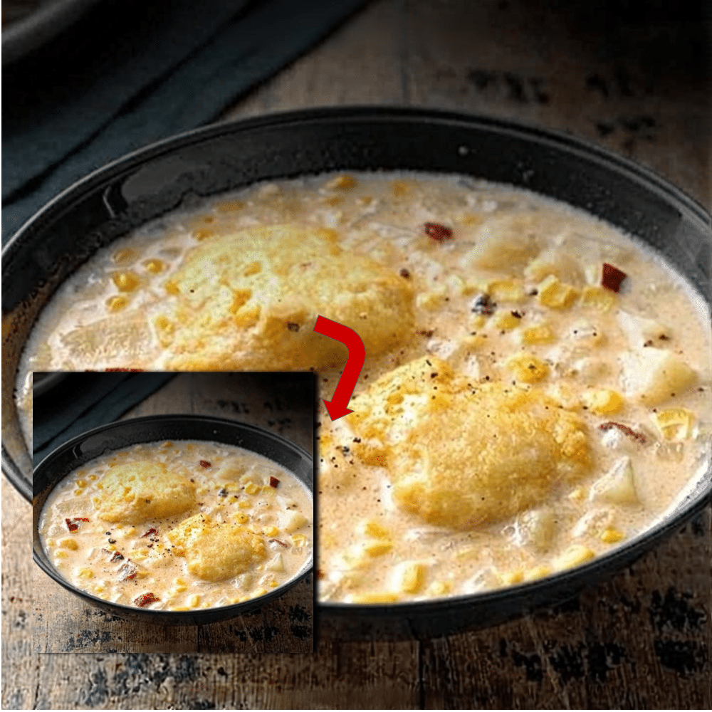 Best Corn Chowder with Dumplings Recipe