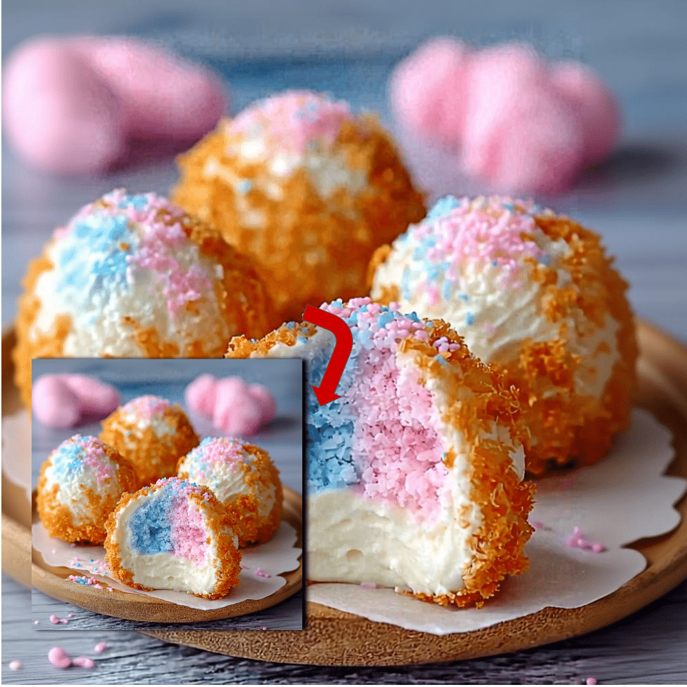 Cotton Candy Cheesecake Bombs Recipe (No-Bake & Crispy)