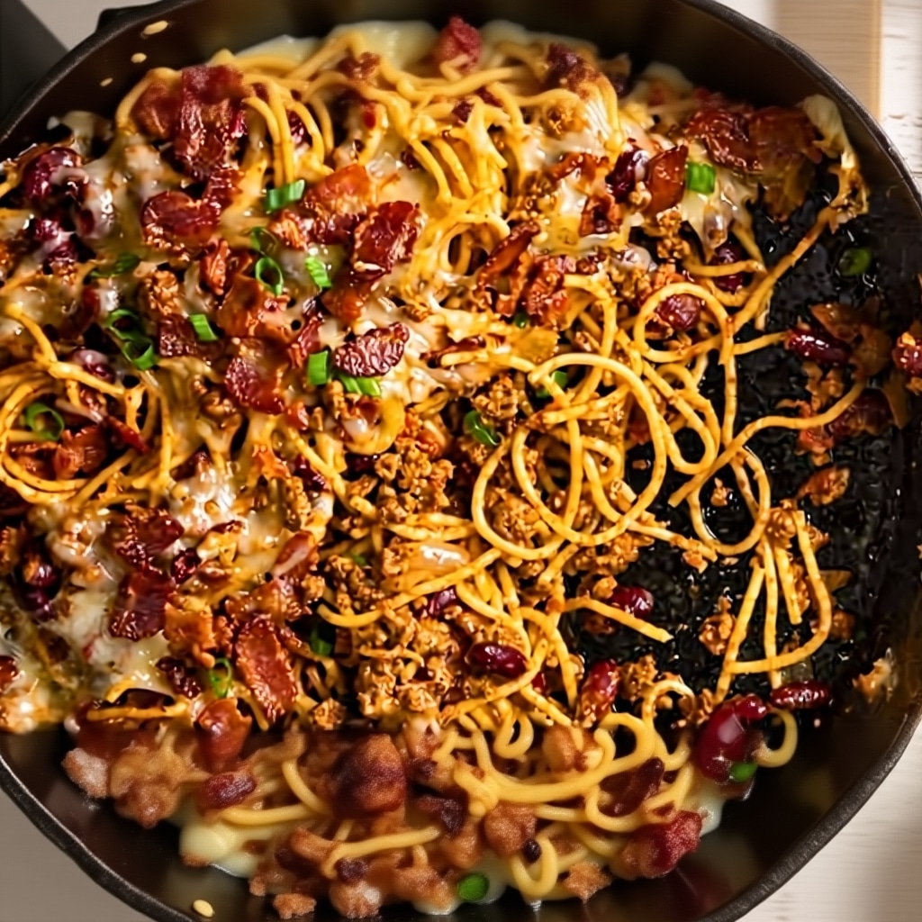Easy Cowboy Spaghetti Recipe (Hearty & Cheesy!)