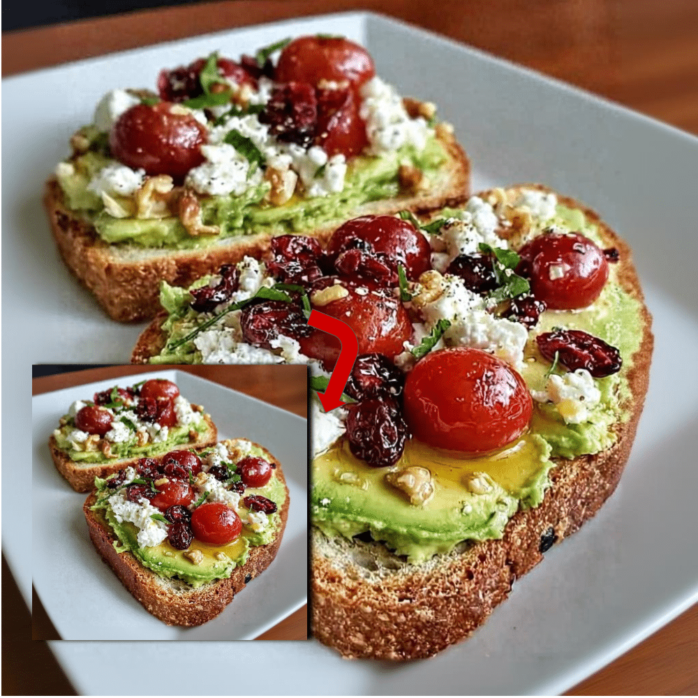 Creamy Avocado Feta Toast (Easy & Healthy Recipe)