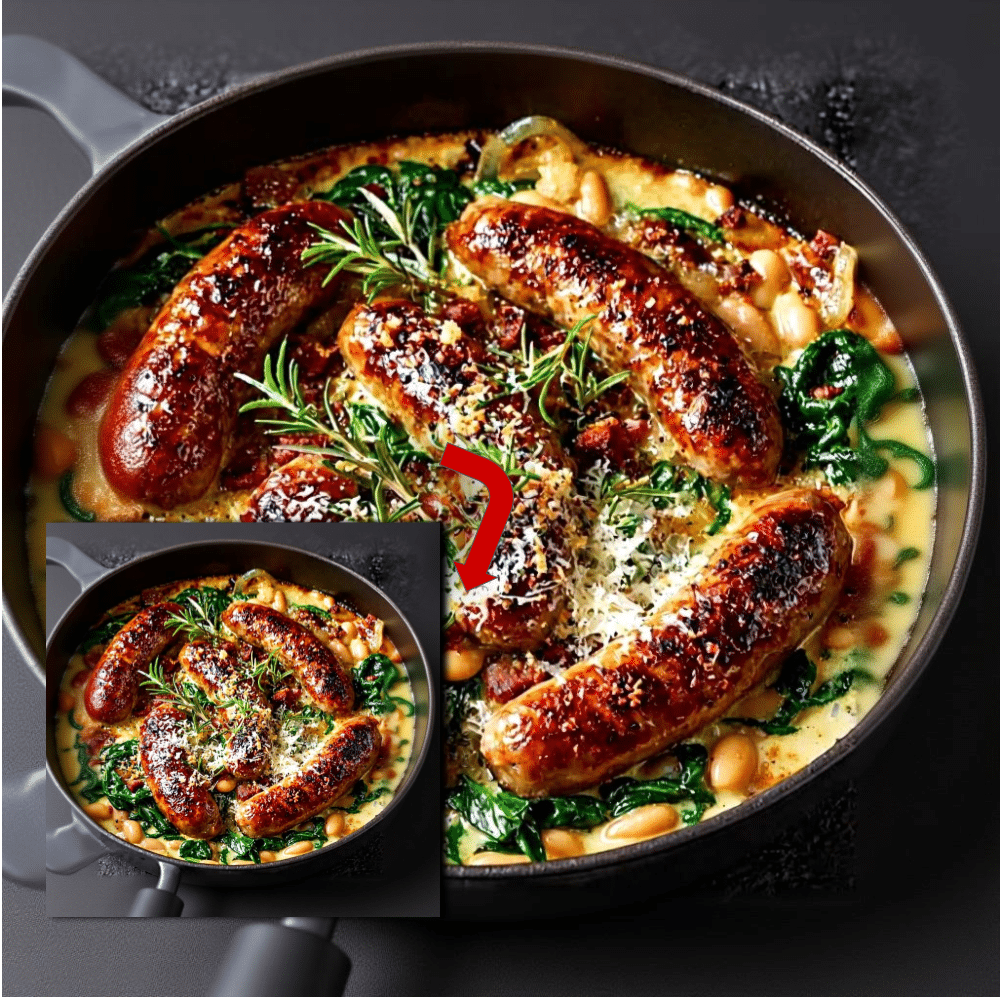 Creamy Bean Spinach Chicken Skillet (30-Min Recipe)