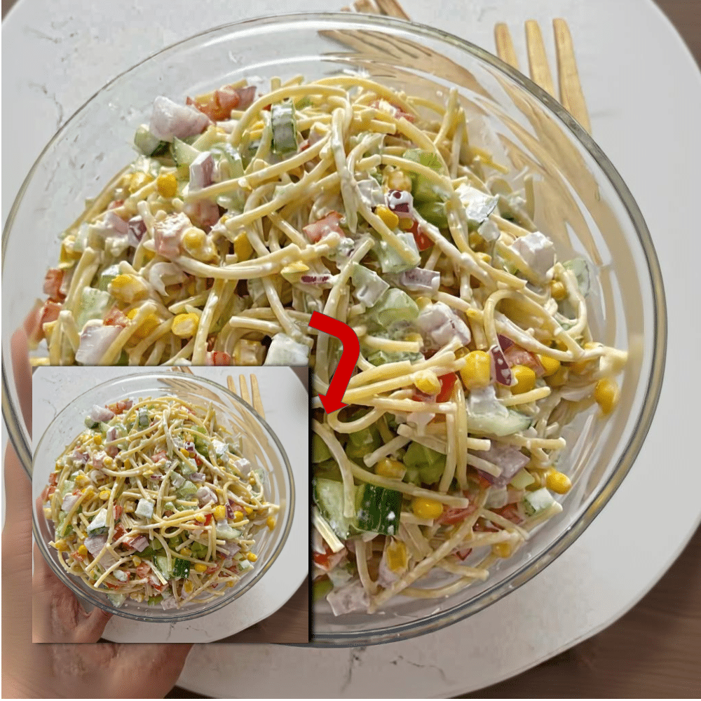 Creamy Spaghetti Salad Recipe - The Ultimate Potluck Side Dish 2 Creamy Spaghetti Salad Recipe - The Ultimate Potluck Side Dish