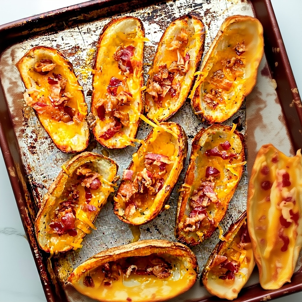 Crispy Baked Potato Skins 1 Easy Crispy Baked Potato Skins Recipe