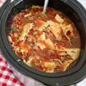 Easy Crockpot Lasagna Soup Recipe