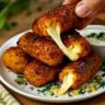 Crispy Dill Pickle Mozzarella Sticks Recipe