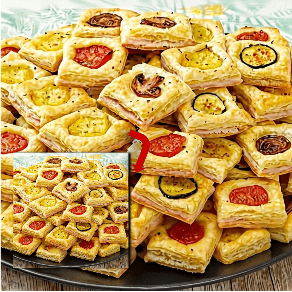 Easy Appetizer: Savory Beef & Veggie Puff Pastry Bites 2 Easy Appetizer: Savory Beef & Veggie Puff Pastry Bites