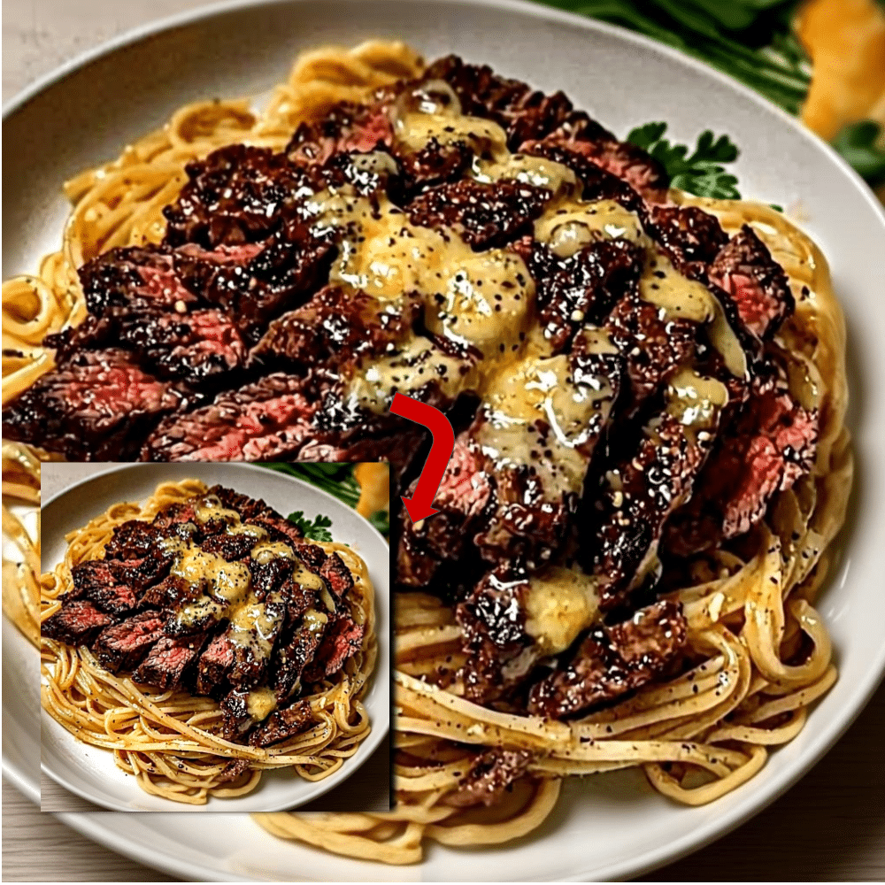 Creamy Garlic Butter Steak Noodles (Easy 30-Min Recipe)
