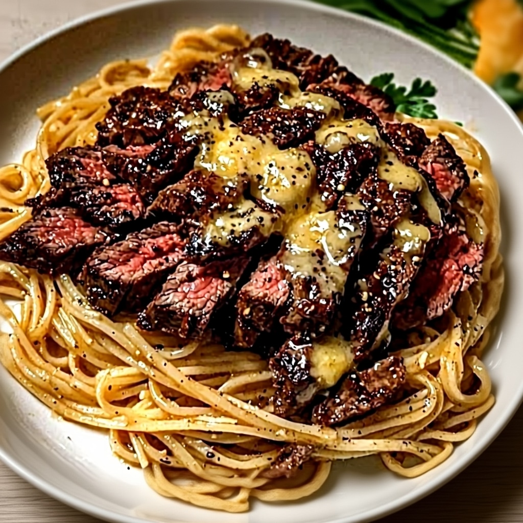 Creamy Garlic Butter Steak Noodles (Easy 30-Min Recipe)