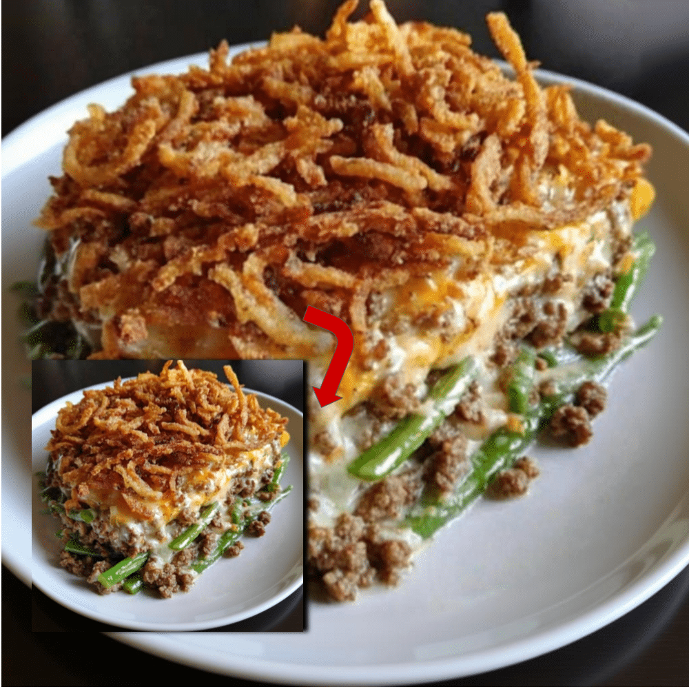 Easy Hamburger Green Bean Casserole Recipe