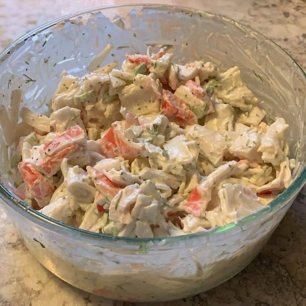 Easy Imitation Crab Salad (Creamy & Quick Recipe)