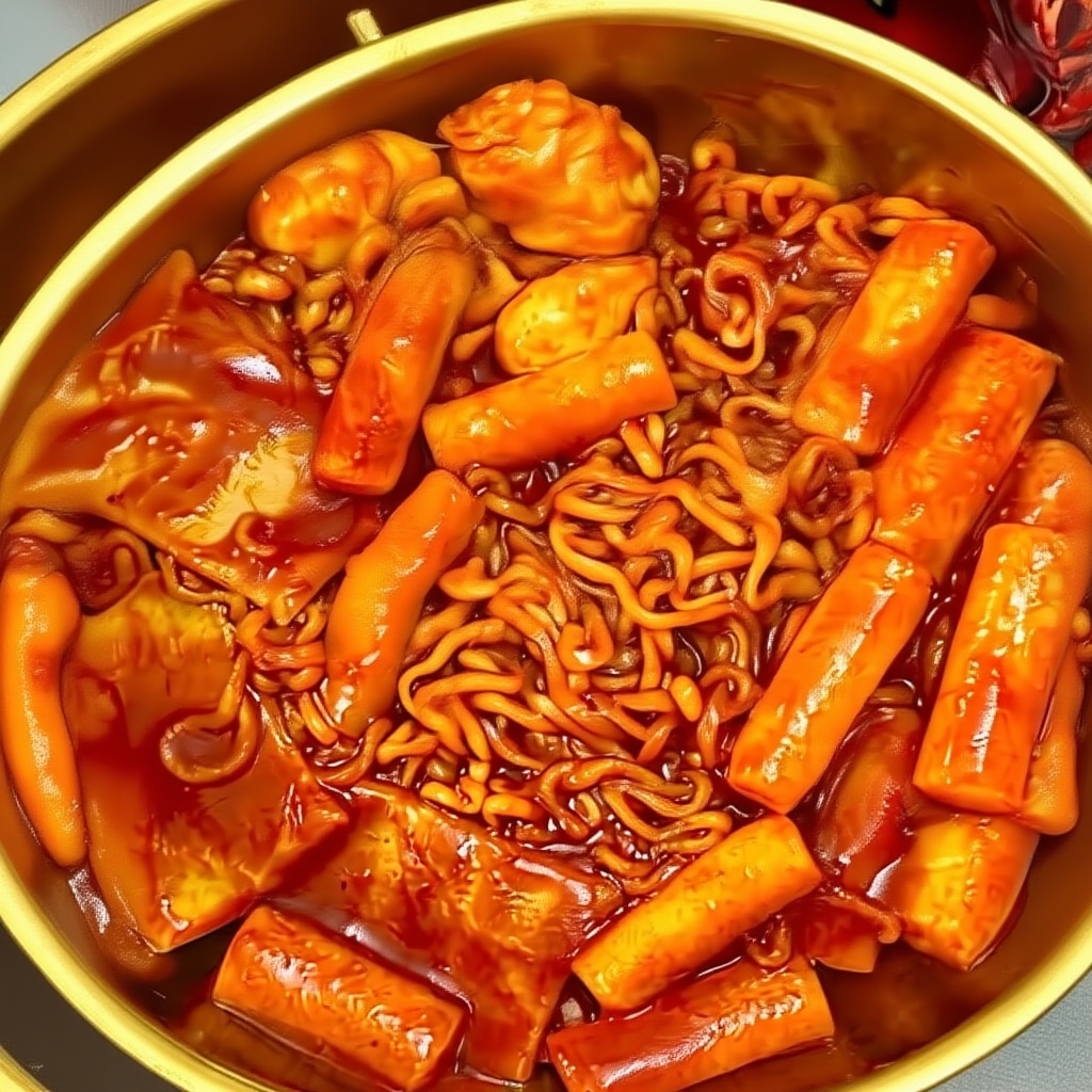 Easy Korean Pancit Canton Recipe (Spicy & Cheesy!)