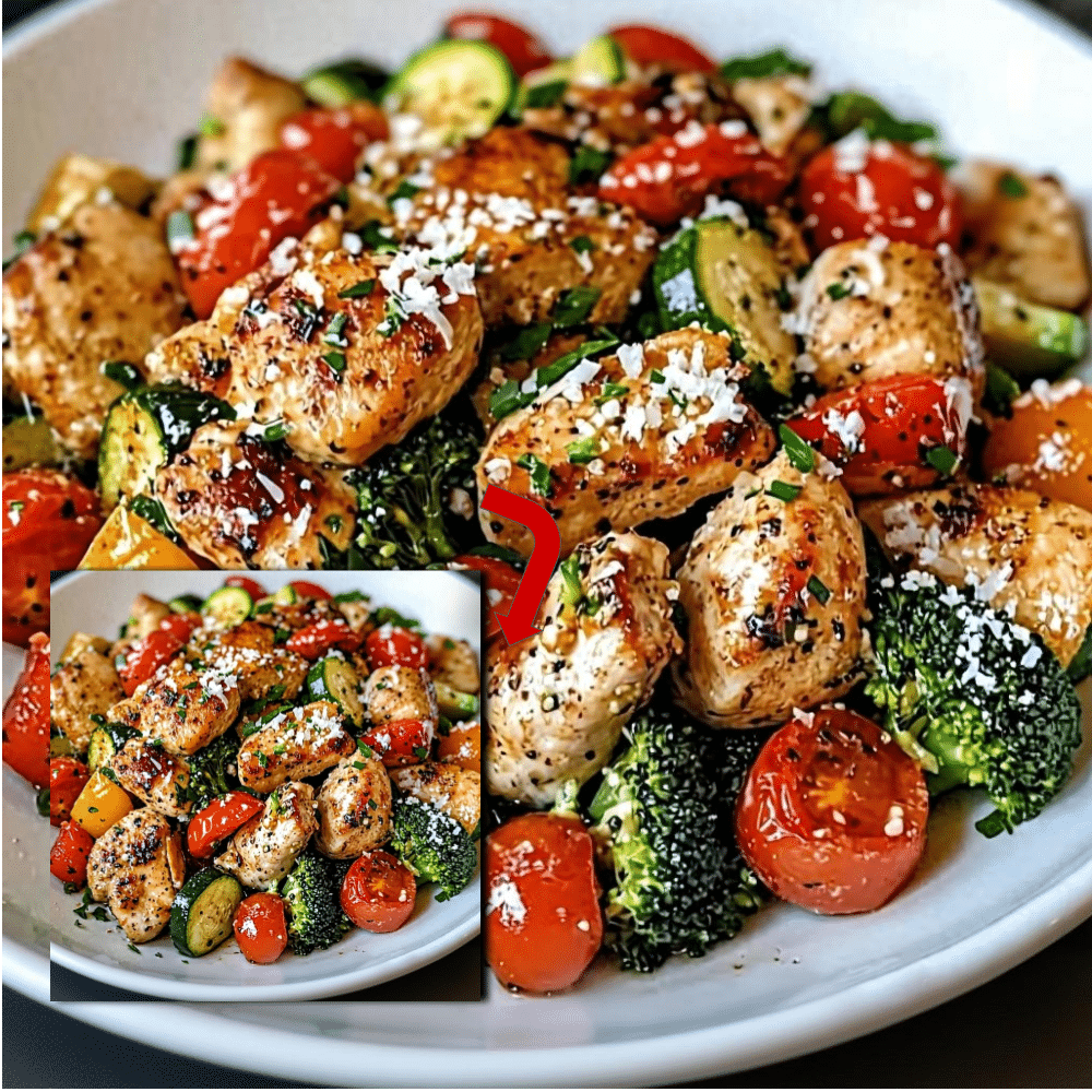 Loaded Chicken and Veggie Skillet (Easy 25-Min Meal)