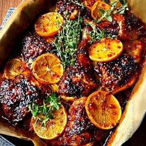 Maple Orange Glazed Chicken Quarters: Sticky & Savory Recipe