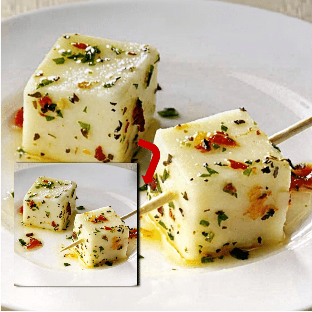 Easy Marinated Cheese Cubes Appetizer (Crowd-Favorite!)