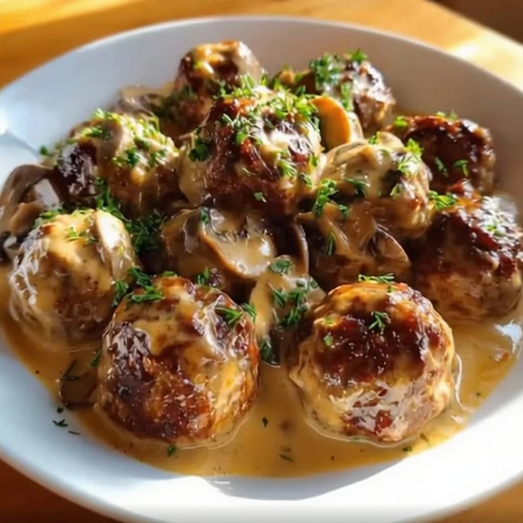 Easy Meatball Stroganoff Recipe (Creamy & Quick!)