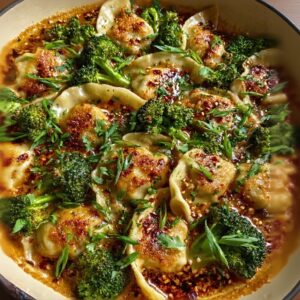 Oven-Baked Dumplings Peanut Sauce: Easy 30-Minute Casserole