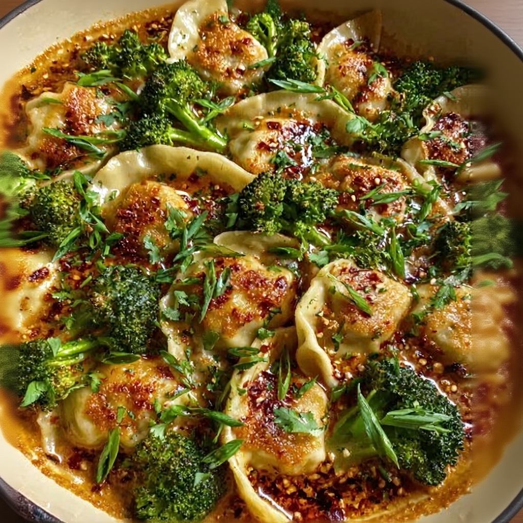Oven-Baked Dumplings Peanut Sauce: Easy 30-Minute Casserole