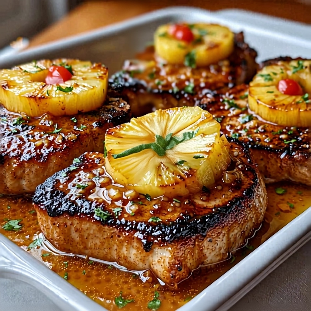 Pineapple Ginger Pork Chops: An Easy, Juicy Recipe