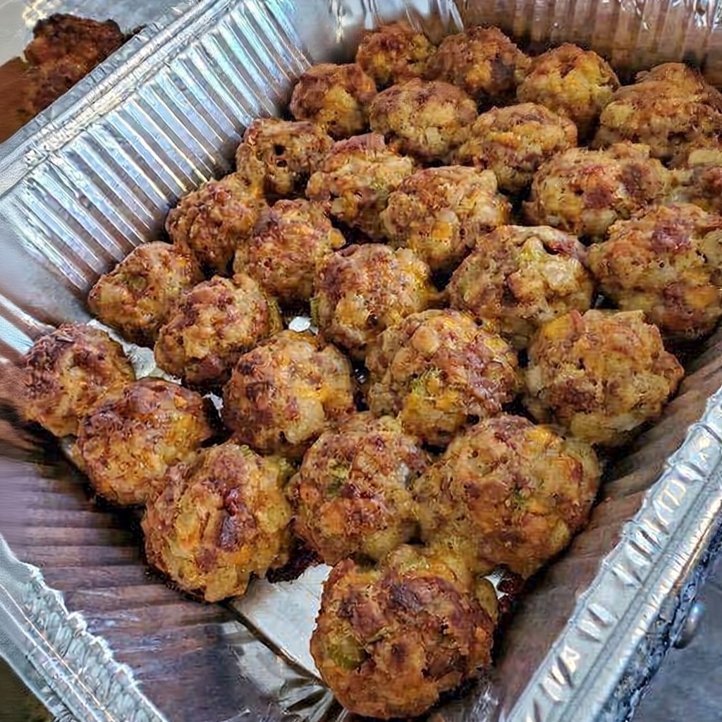 Easy Sausage Balls Recipe (The BEST Party Appetizer!)