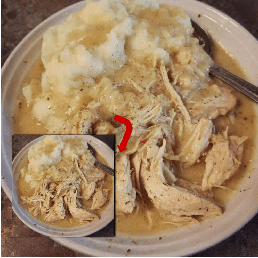 Easy Slow Cooker Chicken and Gravy