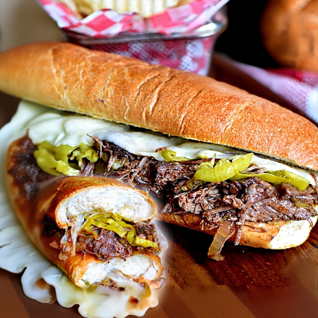 Easy Slow Cooker Italian Beef (Tender & Juicy!)