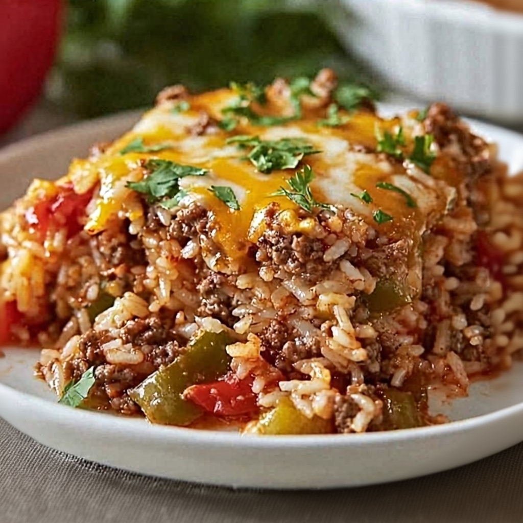 Easy Stuffed Pepper Casserole Recipe