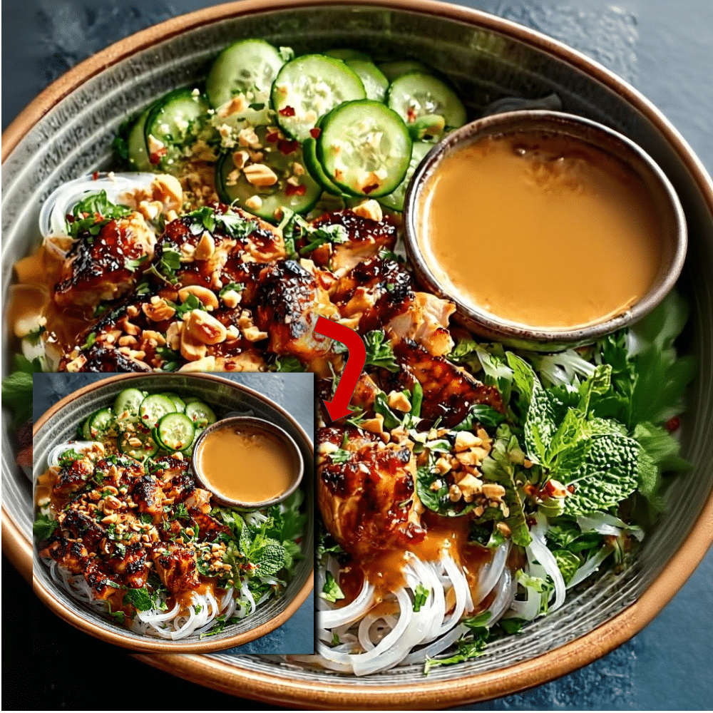 Easy Thai Peanut Chicken Noodle Bowls (30-Min Recipe)