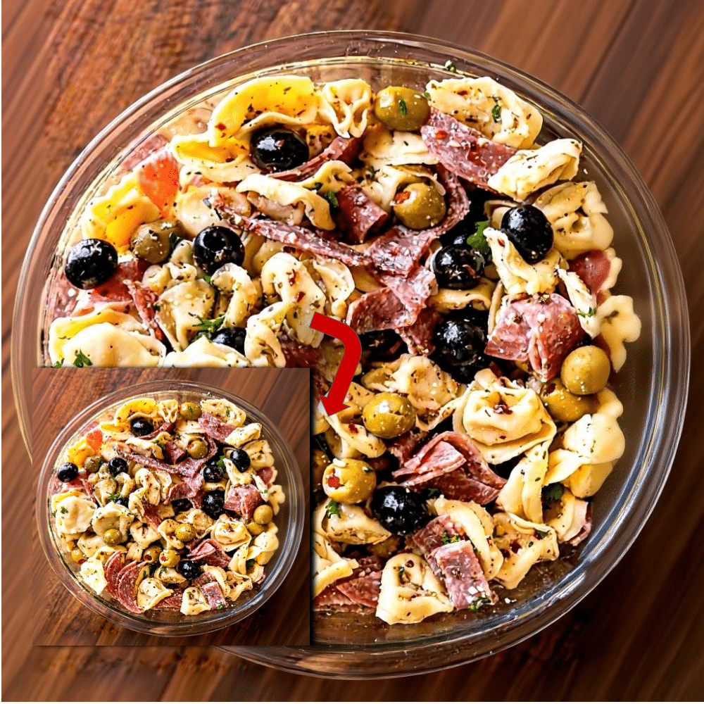 Easy Tortellini Pasta Salad (Best Potluck Recipe!)