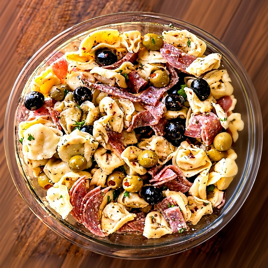 Easy Tortellini Pasta Salad (Best Potluck Recipe!)