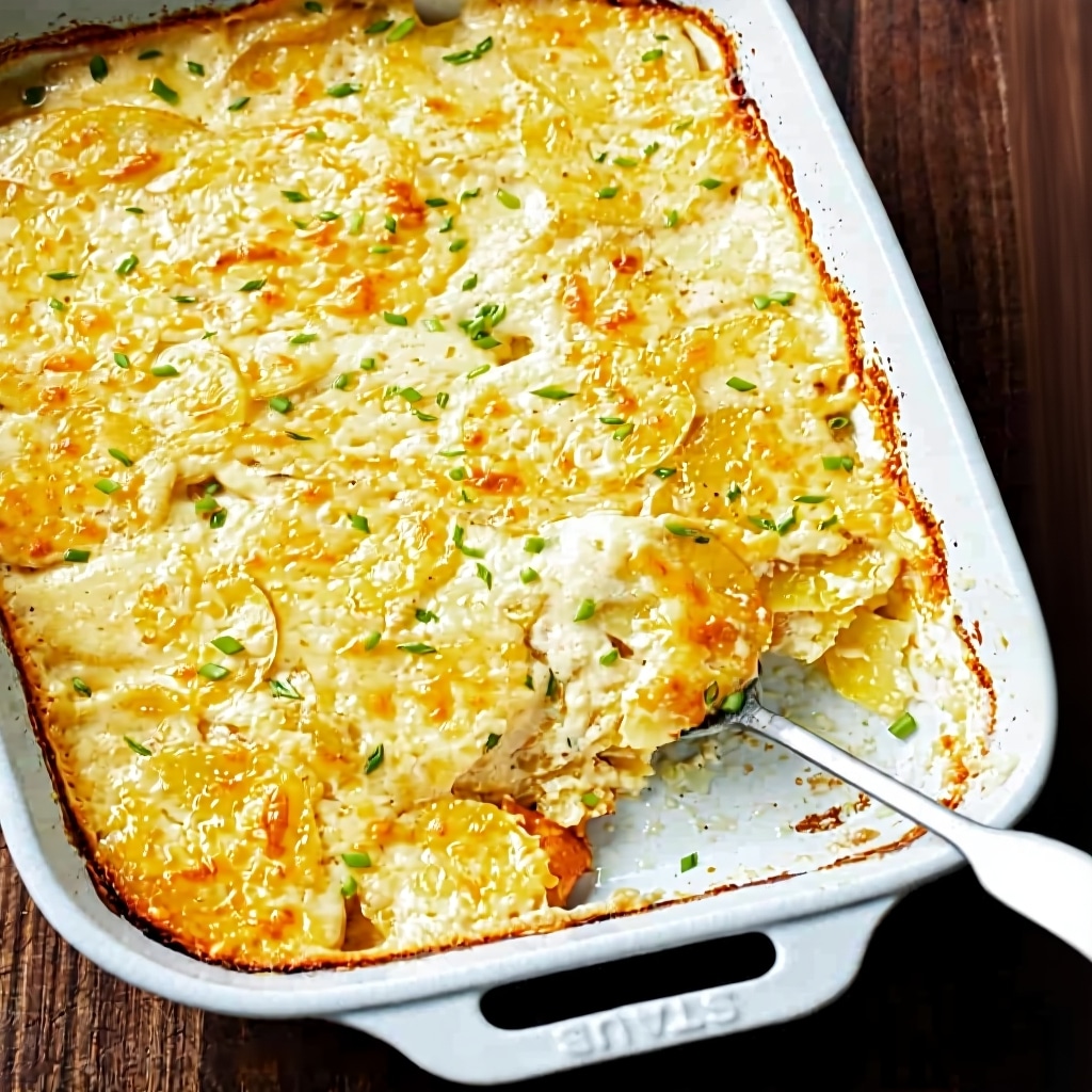 Creamy Au Gratin Potatoes Recipe: Cheesy & Golden