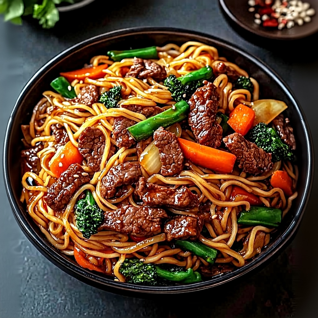 Beef Lo Mein with Vegetables: Easy 30-Minute Recipe
