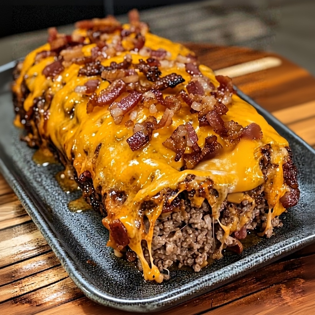 Beef Ranch Cheeseburger Meatloaf Recipe - Juicy & Cheesy 1 Beef Ranch Cheeseburger Meatloaf Recipe - Juicy & Cheesy