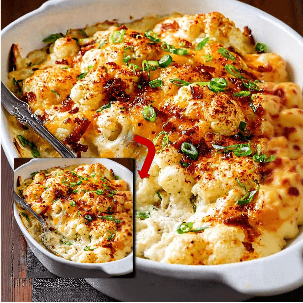 Caramelized Onion Beef Cauliflower Bake: Cheesy & Low Carb