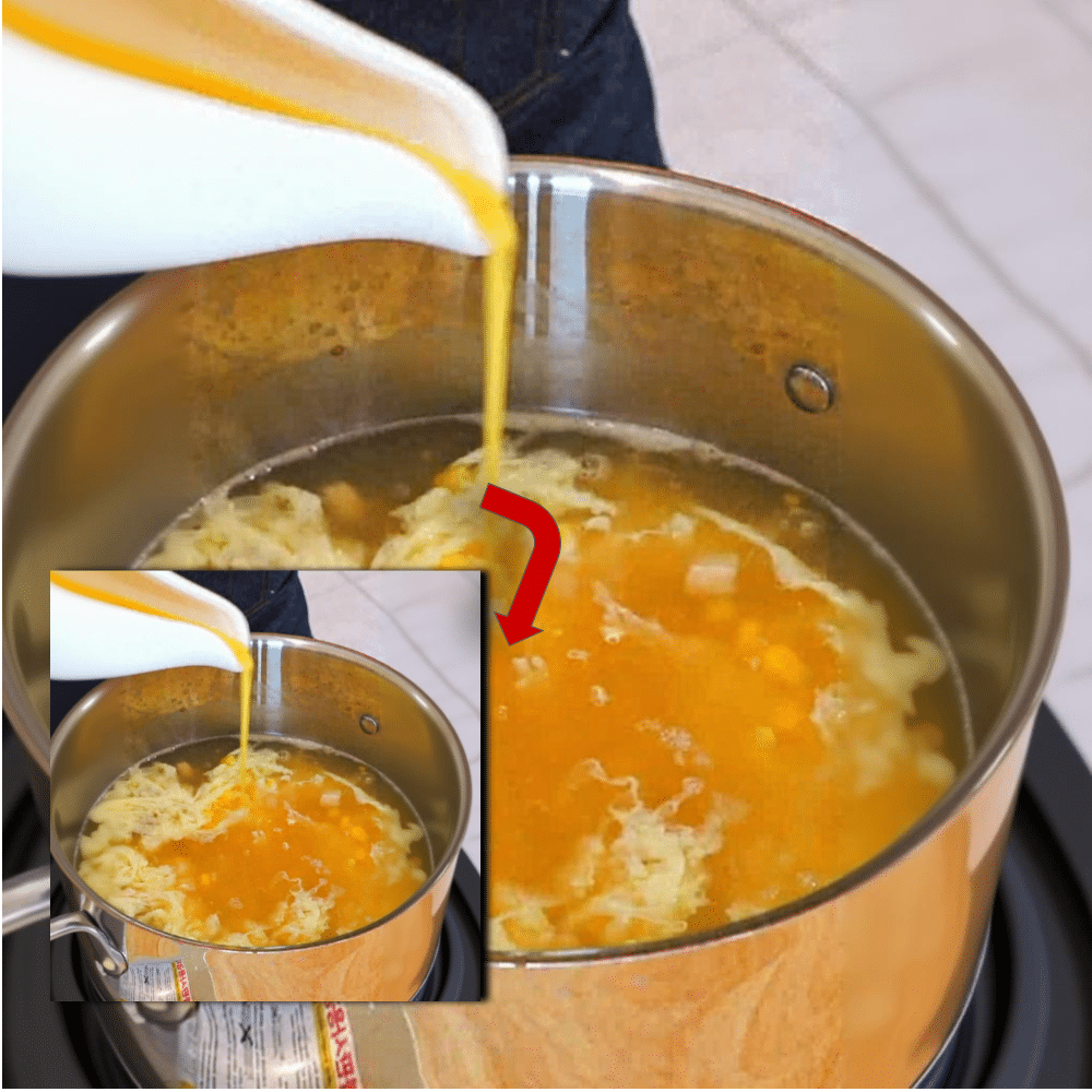 10-Min Chicken and Corn Egg Drop Soup (Better Than Takeout) 2 10-Min Chicken and Corn Egg Drop Soup (Better Than Takeout)