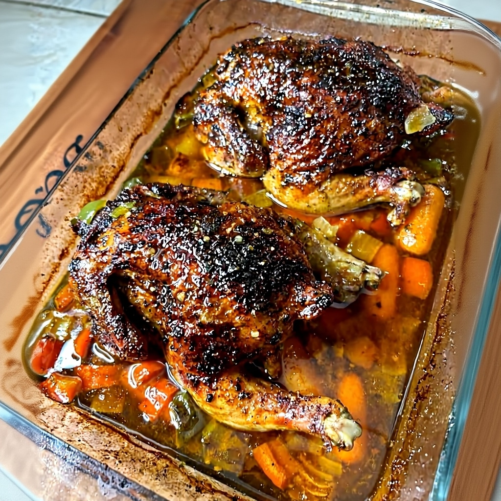 Roasted Spiced Cornish Hen Recipe with Root Vegetables