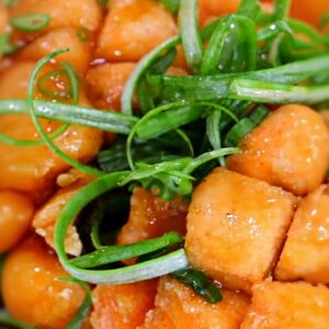 Crispy Teriyaki Blooming Salmon Recipe | Restaurant Quality 3 Crispy Teriyaki Blooming Salmon Recipe | Restaurant Quality